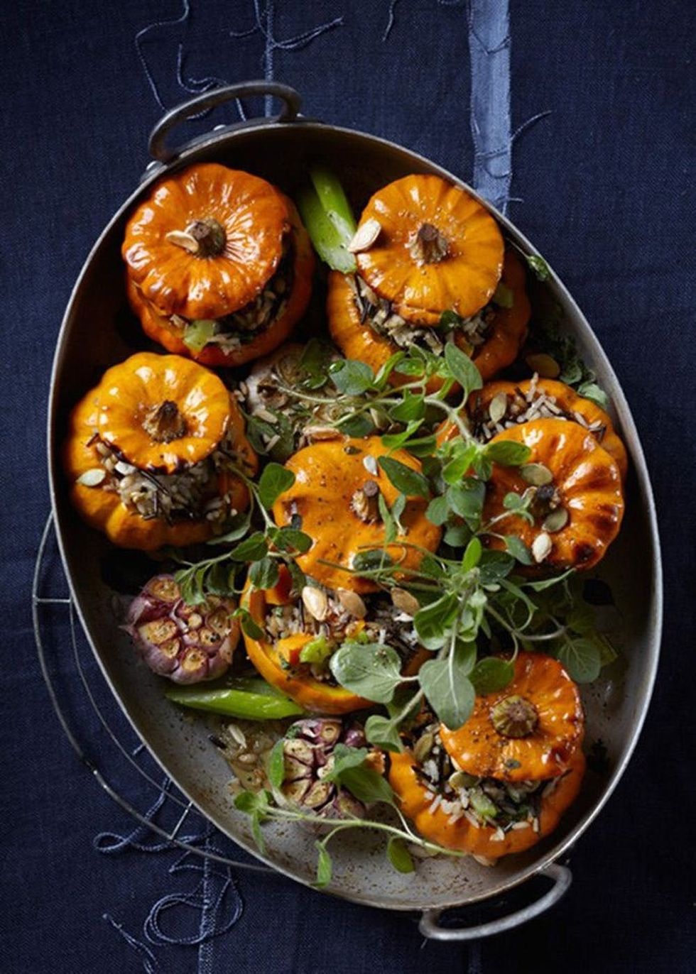 Mini Stuffed Pumpkins