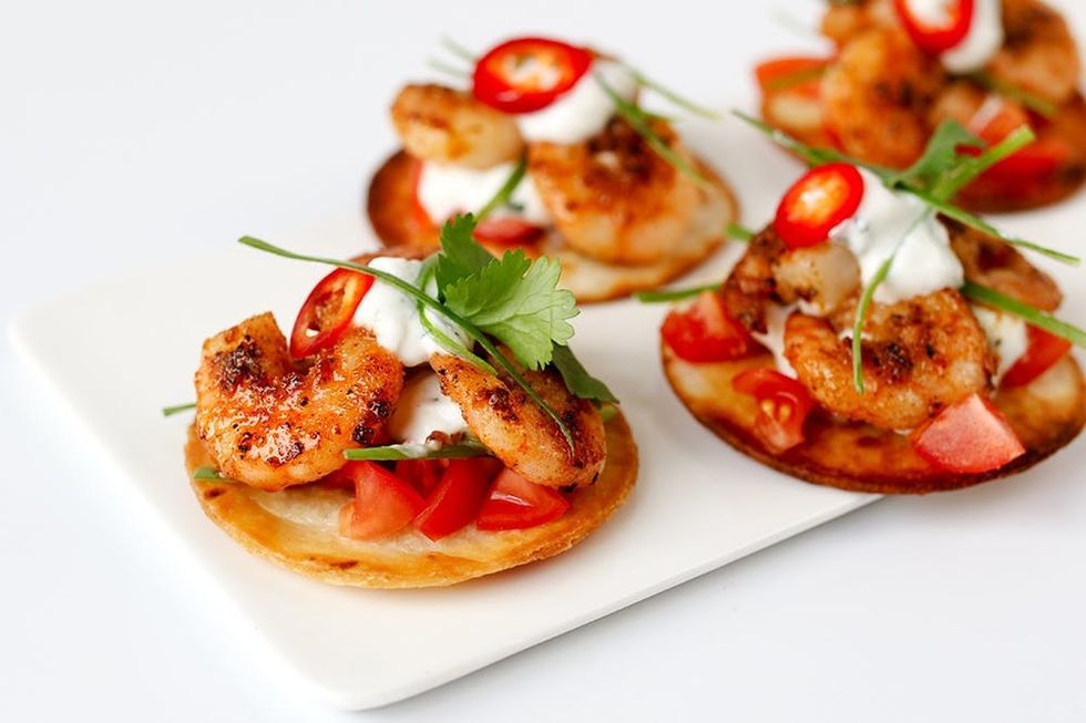 Mini Tostadas Appetizer Recipe