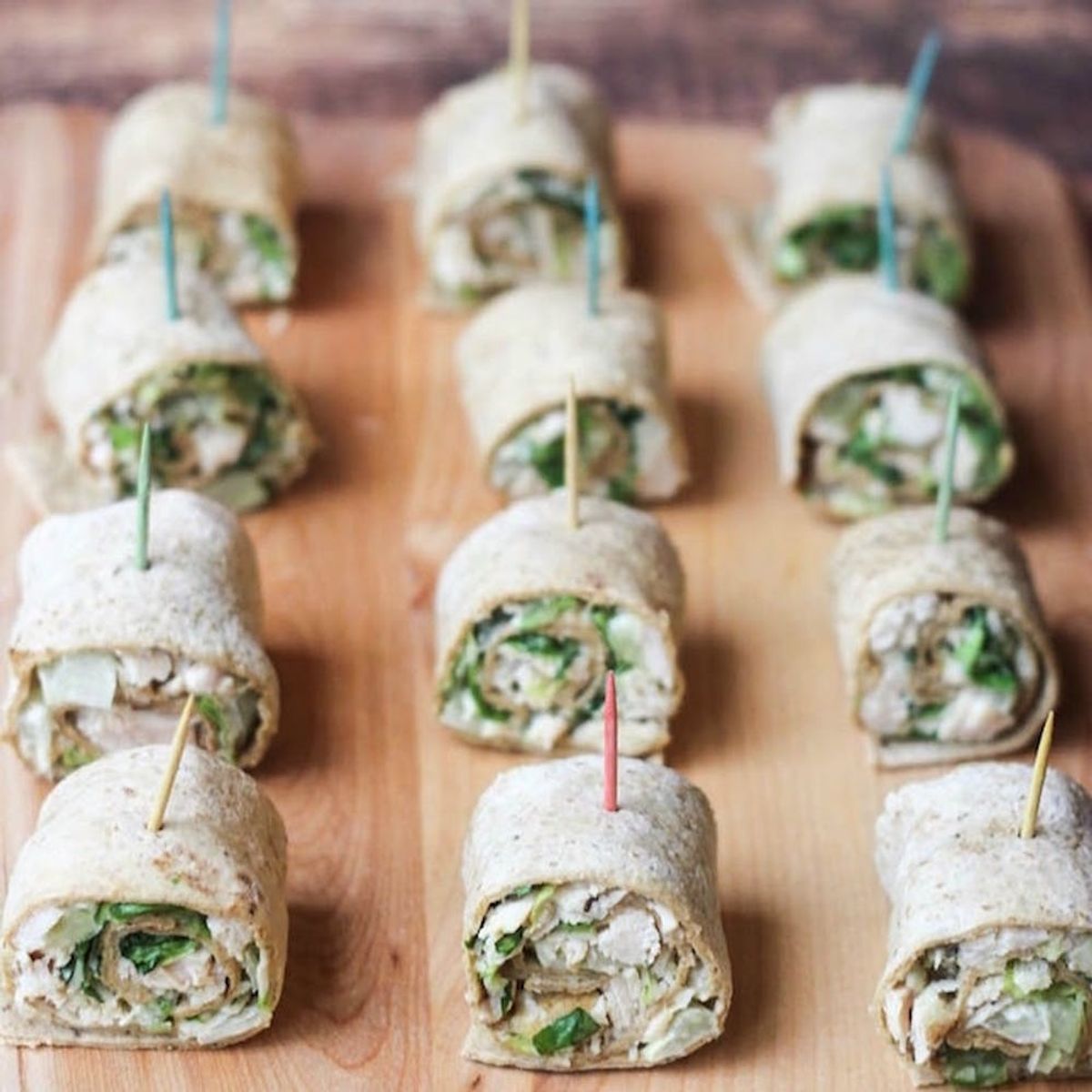 Mini wraps are one of the best finger food ideas for parties