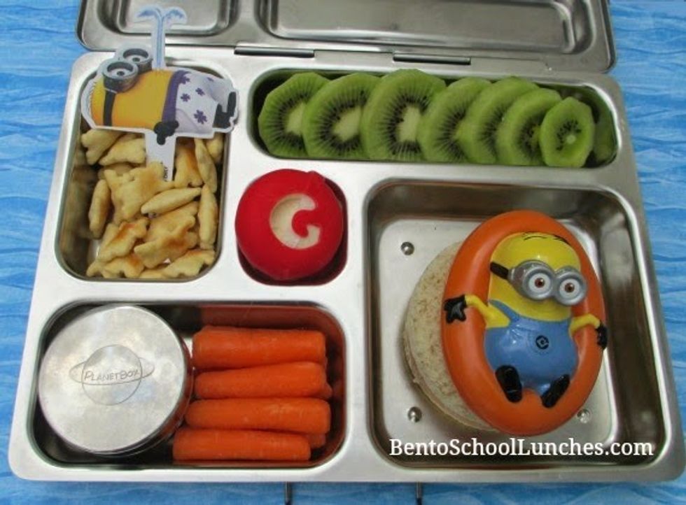 Minion bento lunch