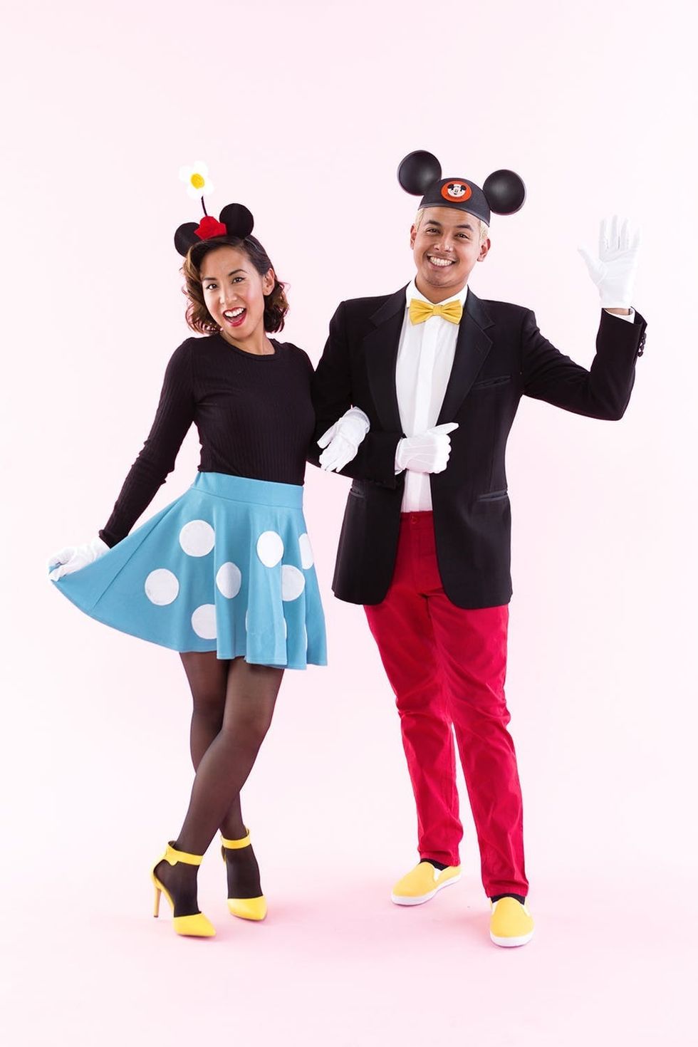Minnie and Mickey Mouse Halloween Couples Costume