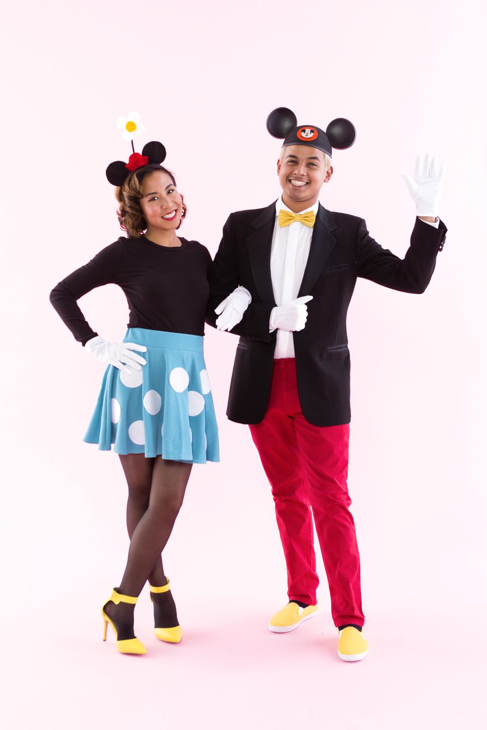 minnie and mickey mouse