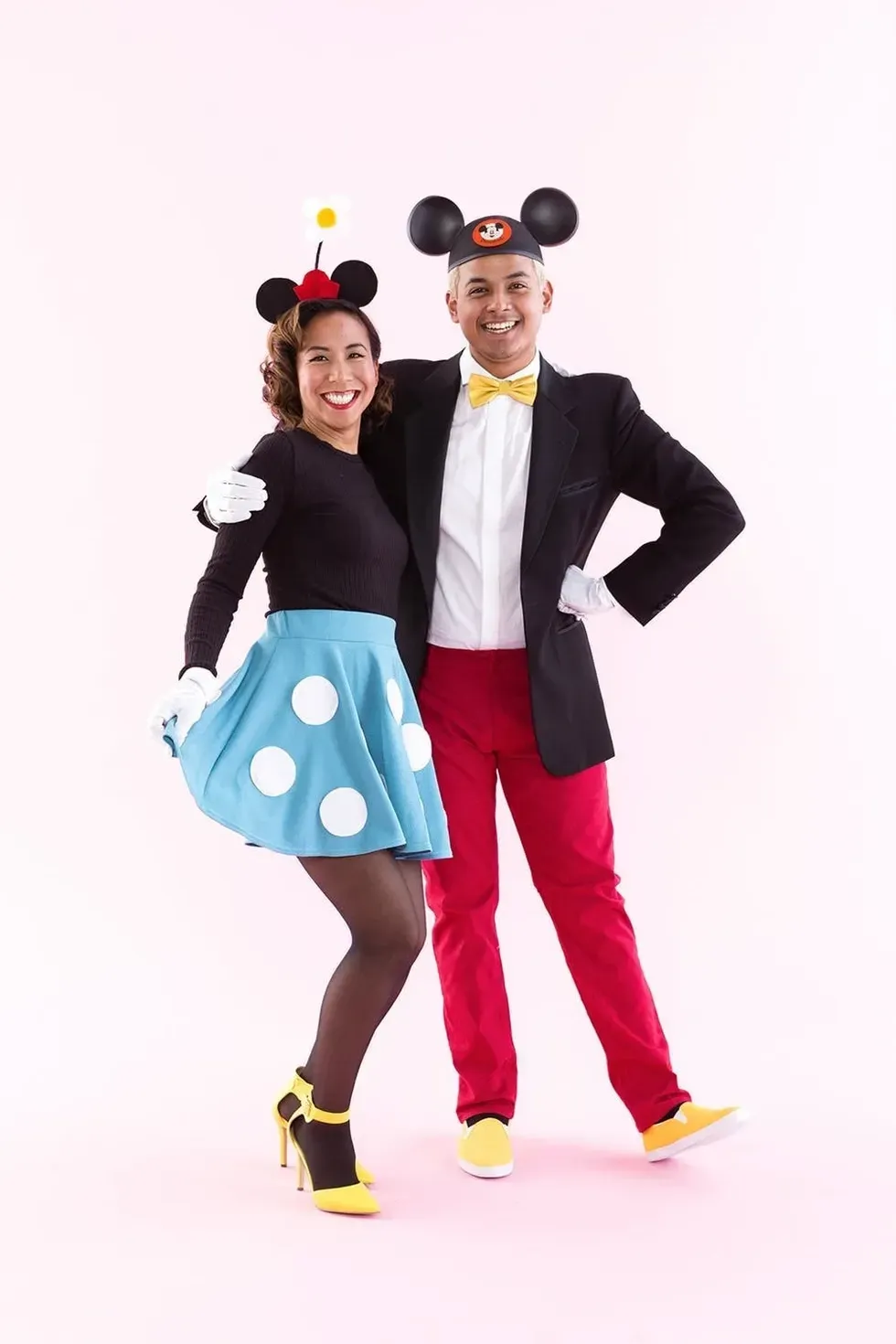 Minnie and Mickey Mouse