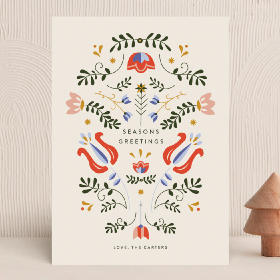 minted. Scandinavian Folk Card