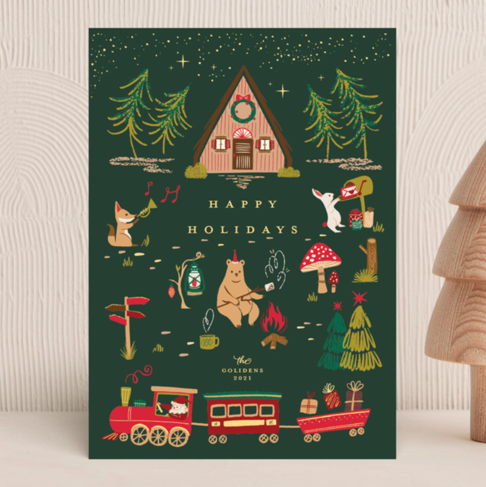 minted. Woodland Wonderland Holiday Cards