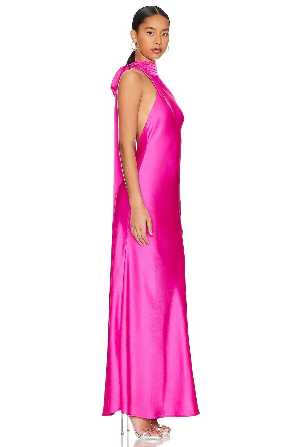 MISHA Evianna Satin Gown ($447)