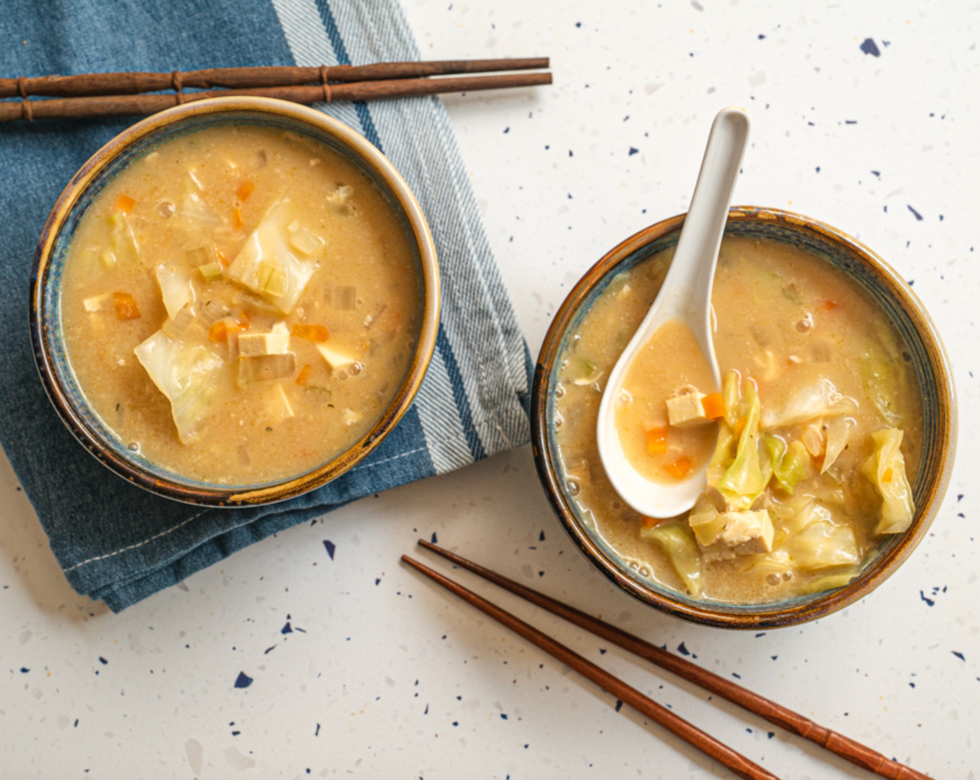 Miso Cabbage Soup