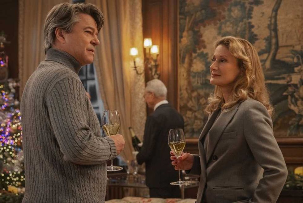 Mitchell Mullen and Astrid Whettnall in Champagne Problems on Netflix