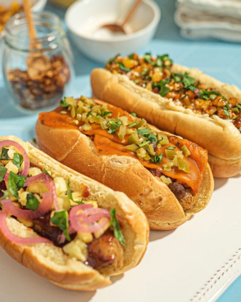 Mix & Match Vegan Hot Dog Party Tray