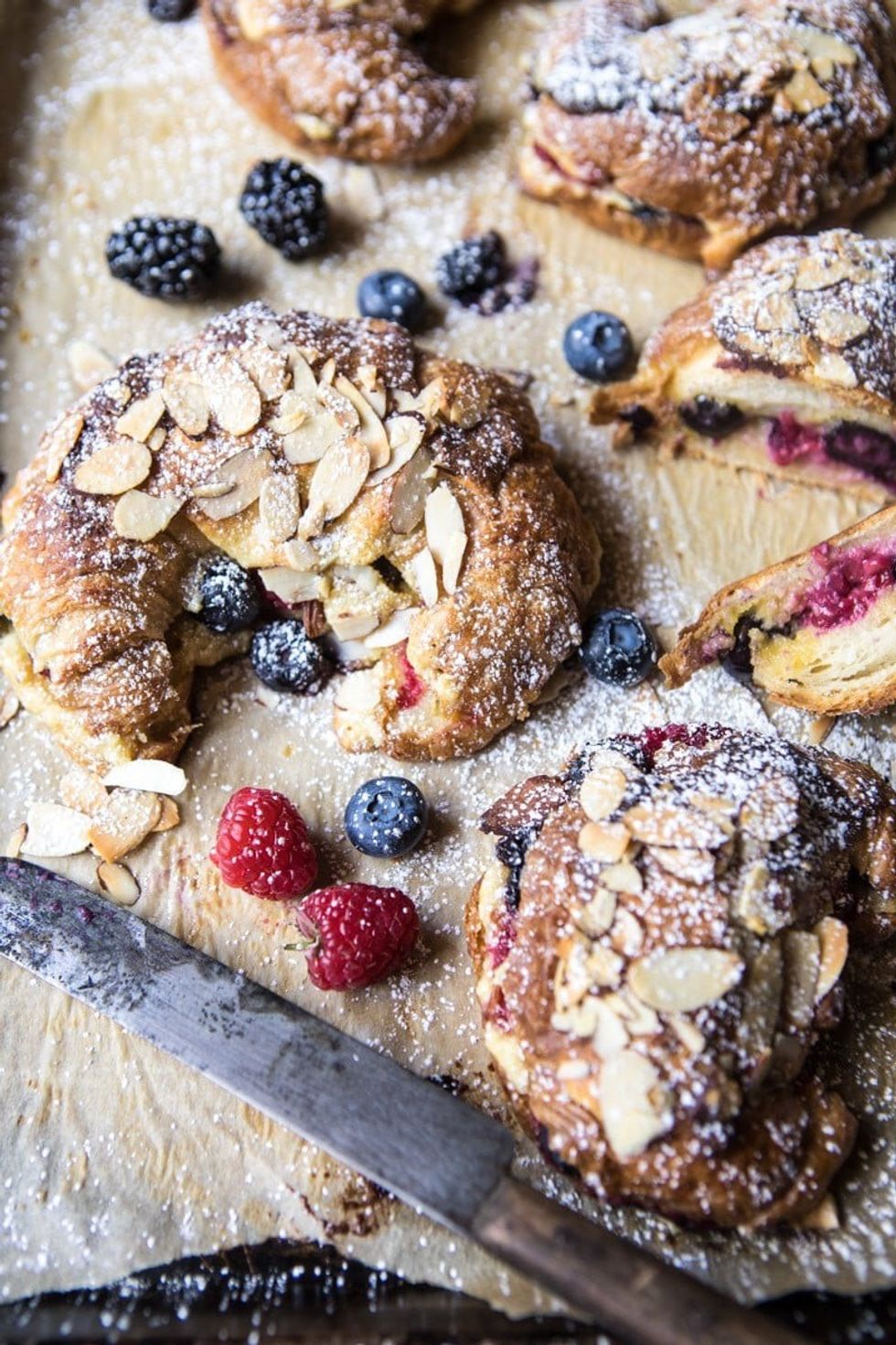 Mixed Berry Almond Croissants