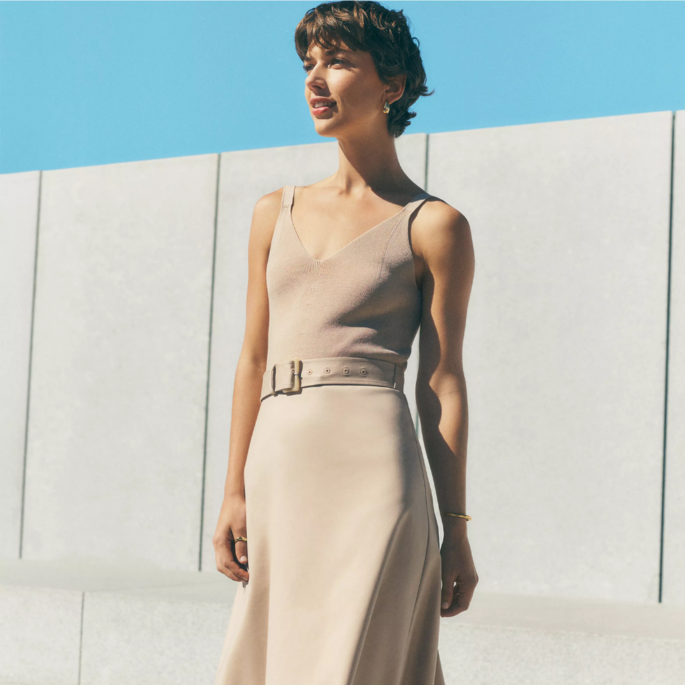 Mixed Media Sweater Dress