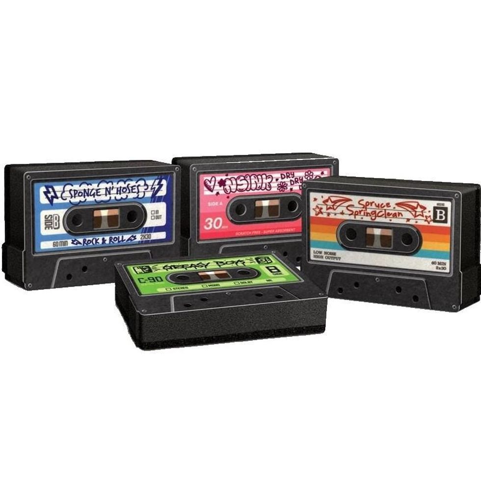 Mixtape Cassette Sponges Set