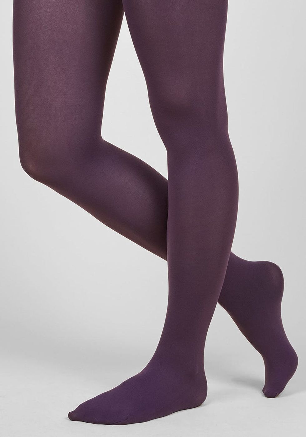 Modcloth Accent Your Ensemble Tights in Grape