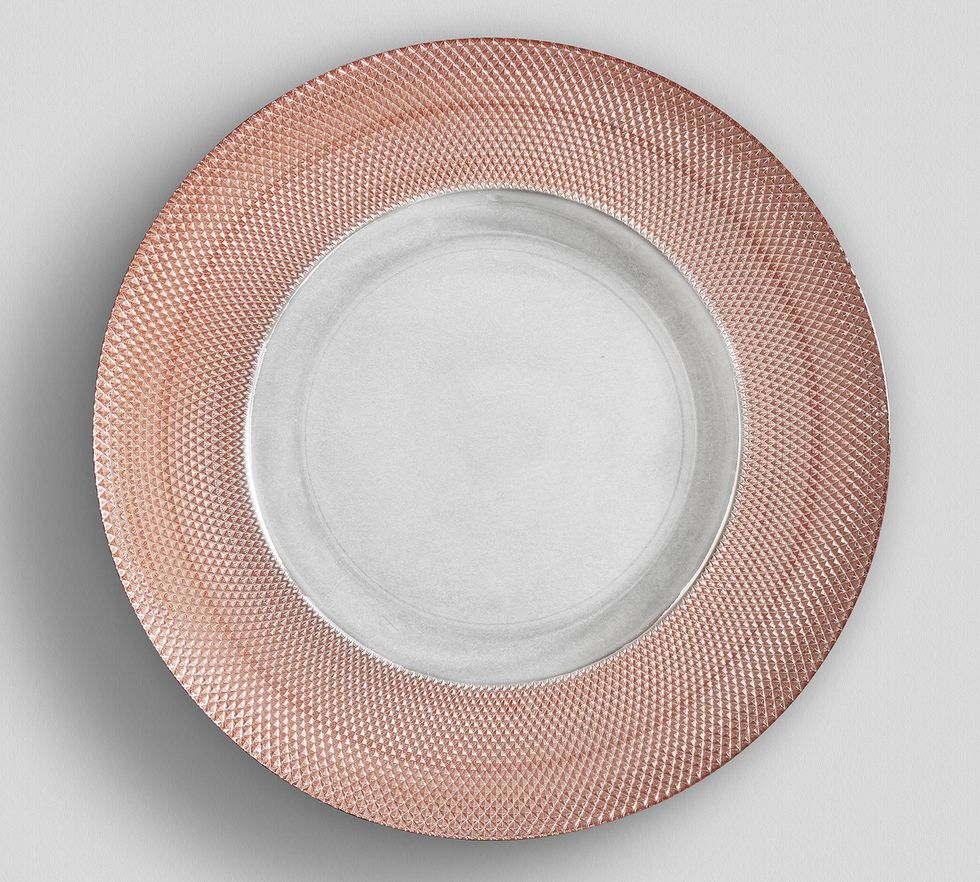 Monique Lhuillier Melrose Glass Charger Plate