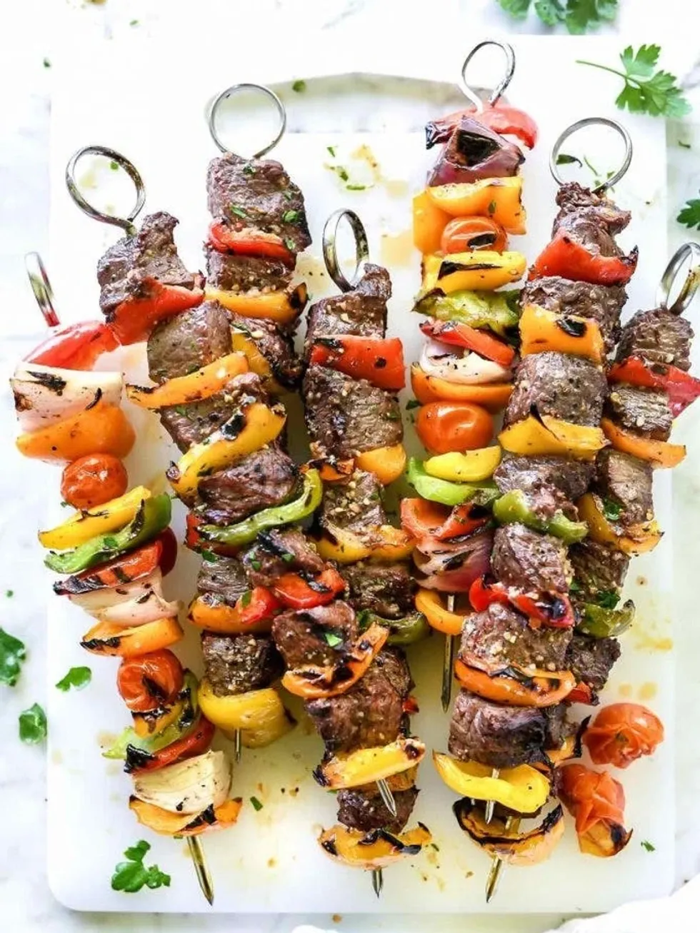 Montreal Steak and Pepper Kebabs