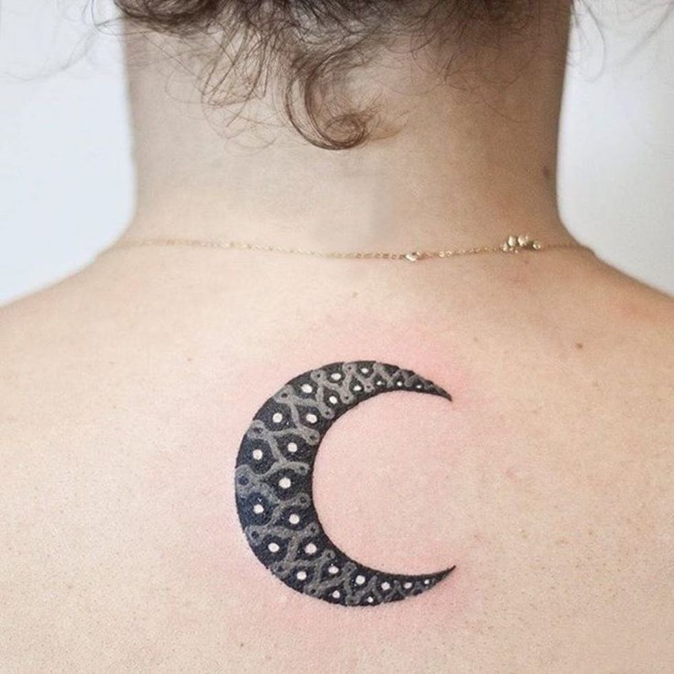 moon tattoo