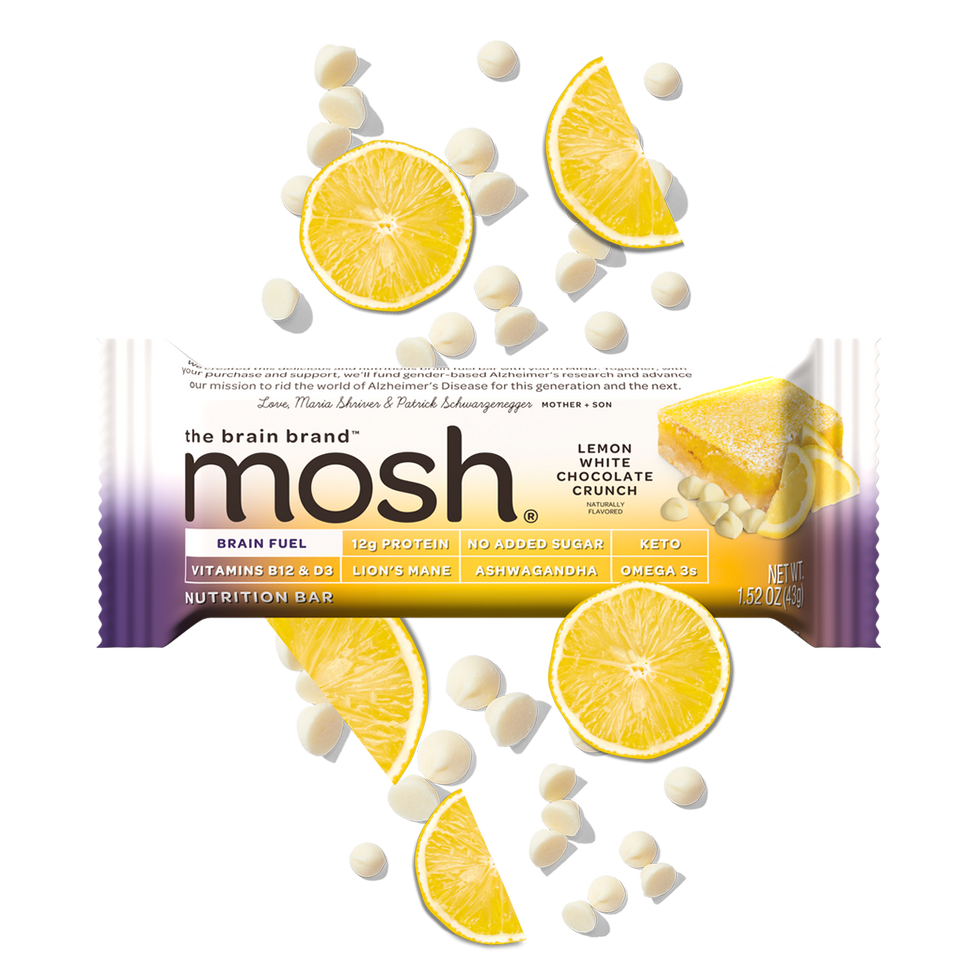 MOSH Lemon White Chocolate Crunch Bars