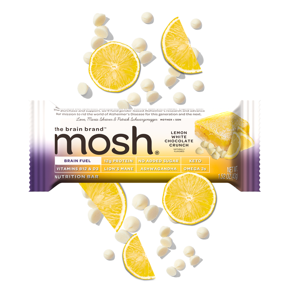 MOSH Lemon White Chocolate Crunch Bars