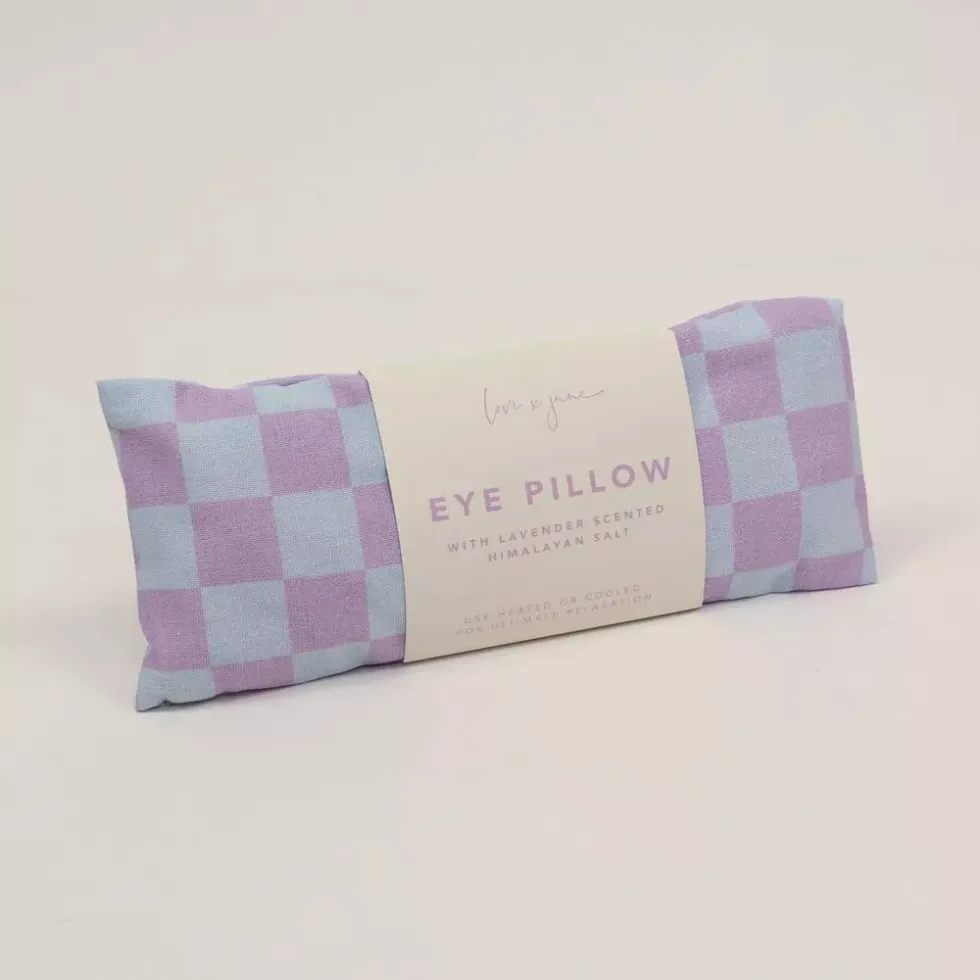 Mother's Day Checkered Calming Eye Pillow