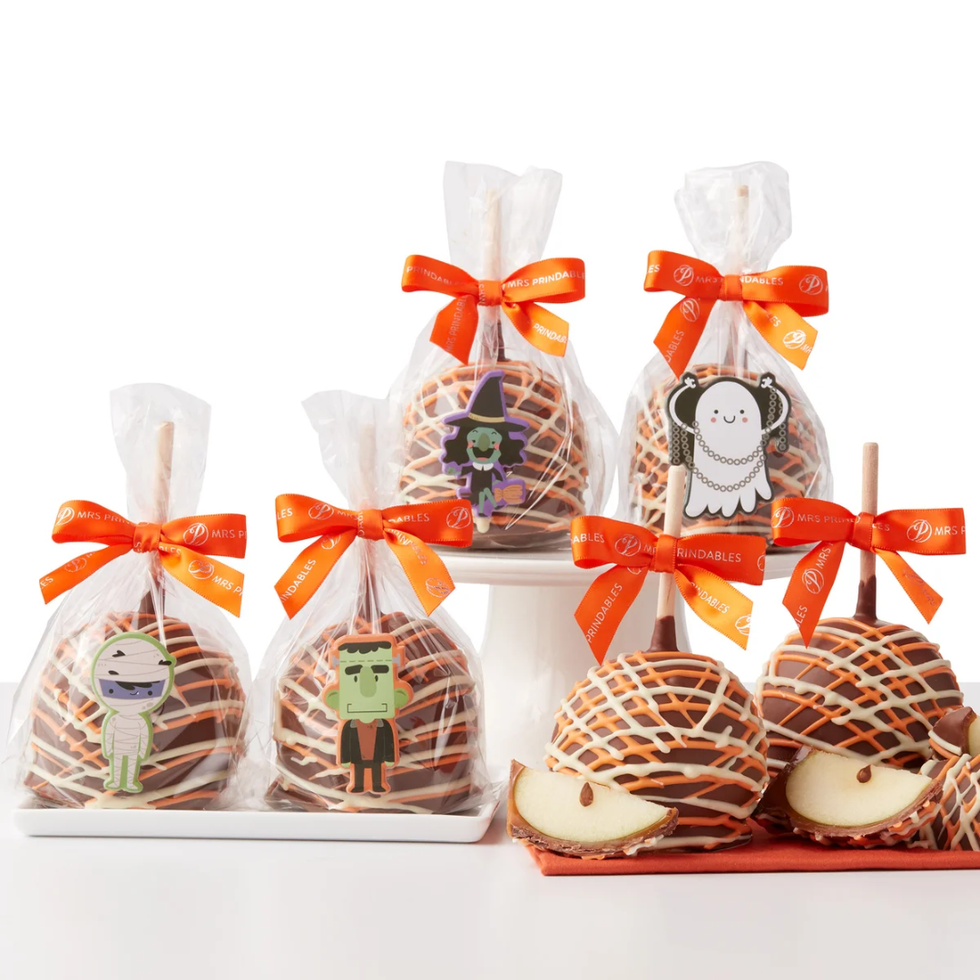 Mrs. Prindables Halloween Caramel Apples