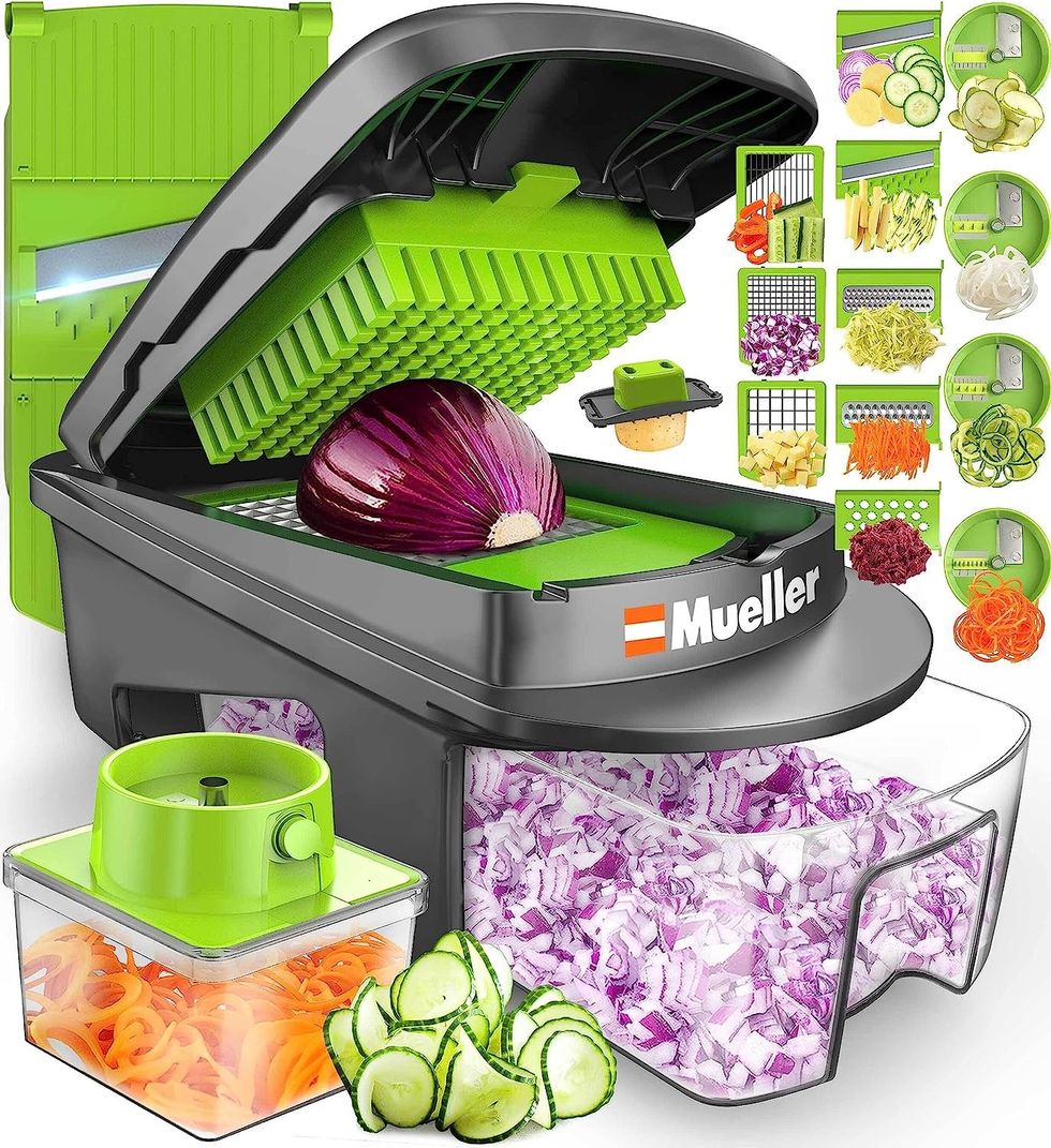 Mueller Pro-Series All-in-One 12 Blade Vegetable Chopper, Mandoline Slicer