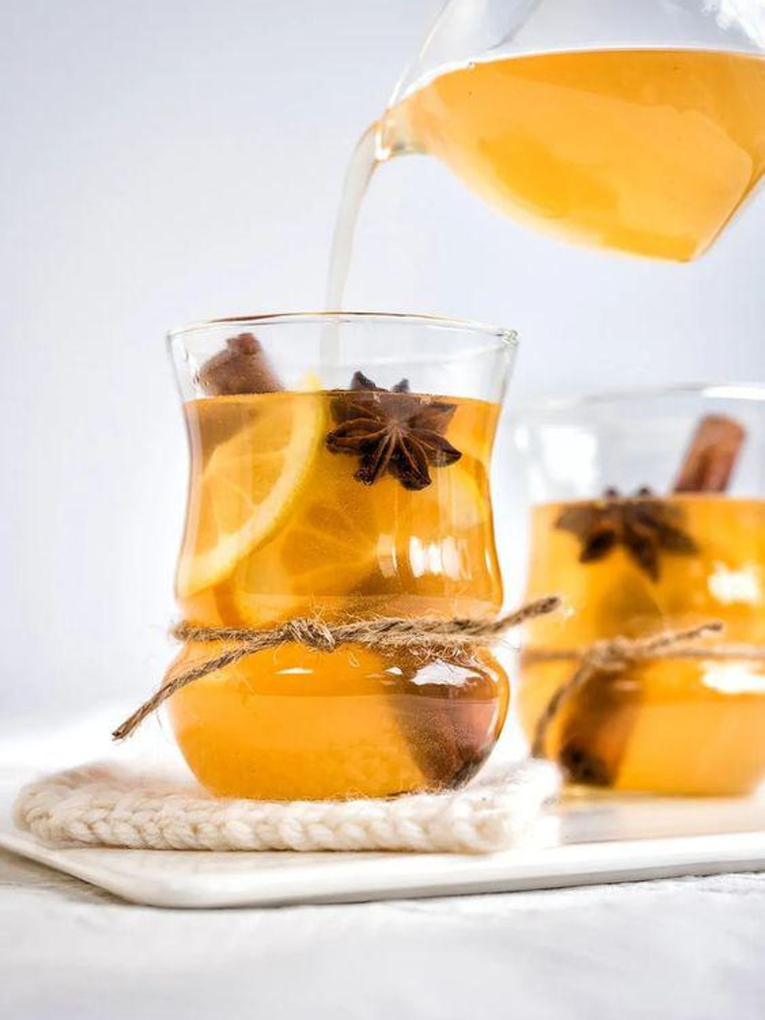 Mulled Cider With Cloved Oranges