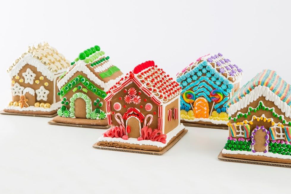 multicolored Gingerbread House Decorations