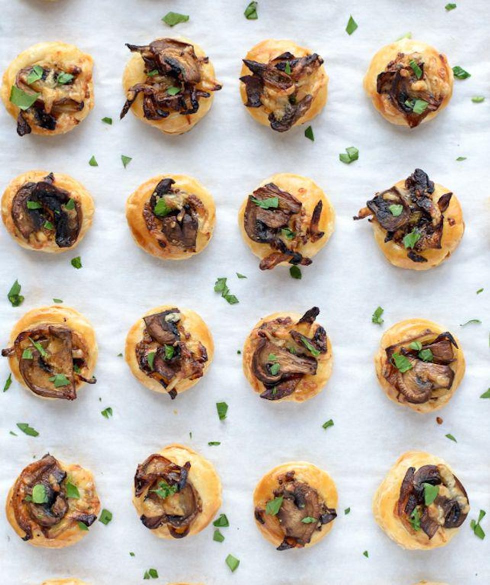 Mushroom Puff Pastry Bites