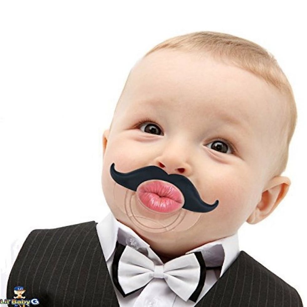 Mustache Pacifier