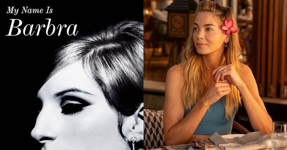 'my name is barbra' and michelle monaghan in 'the white lotus'