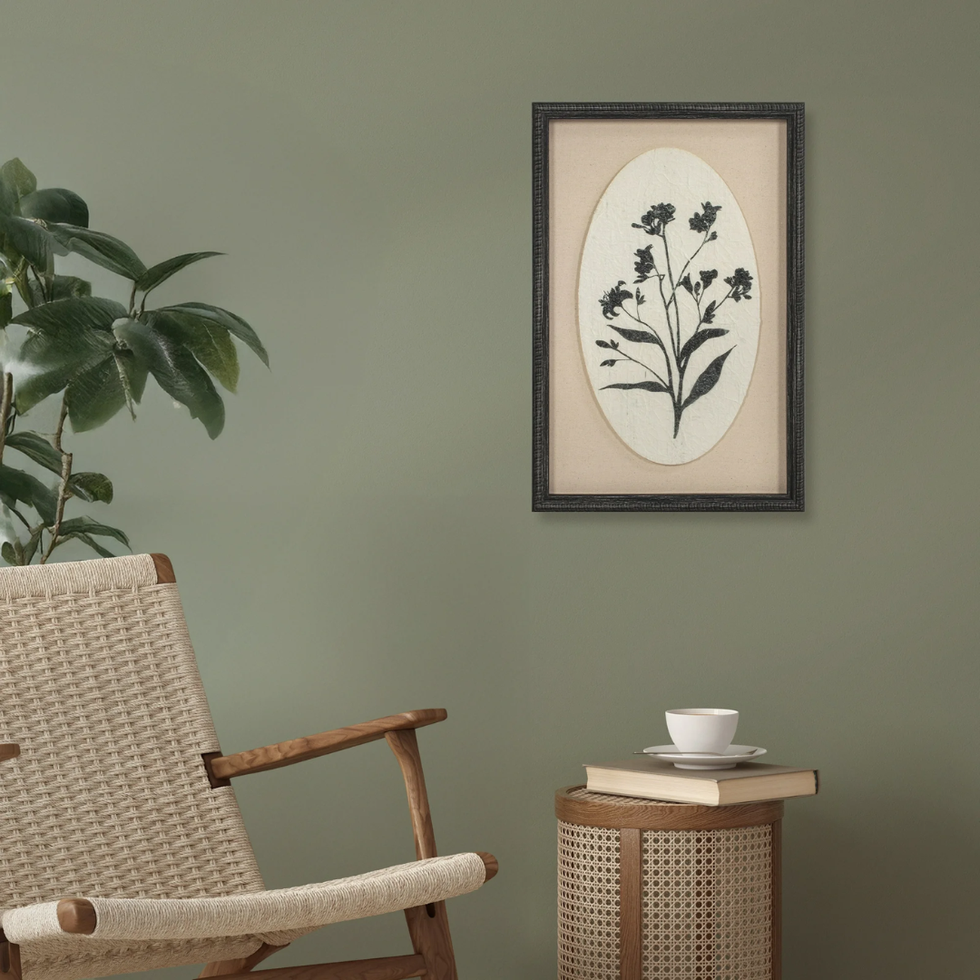 My Texas House Botanical Framed Wall Art