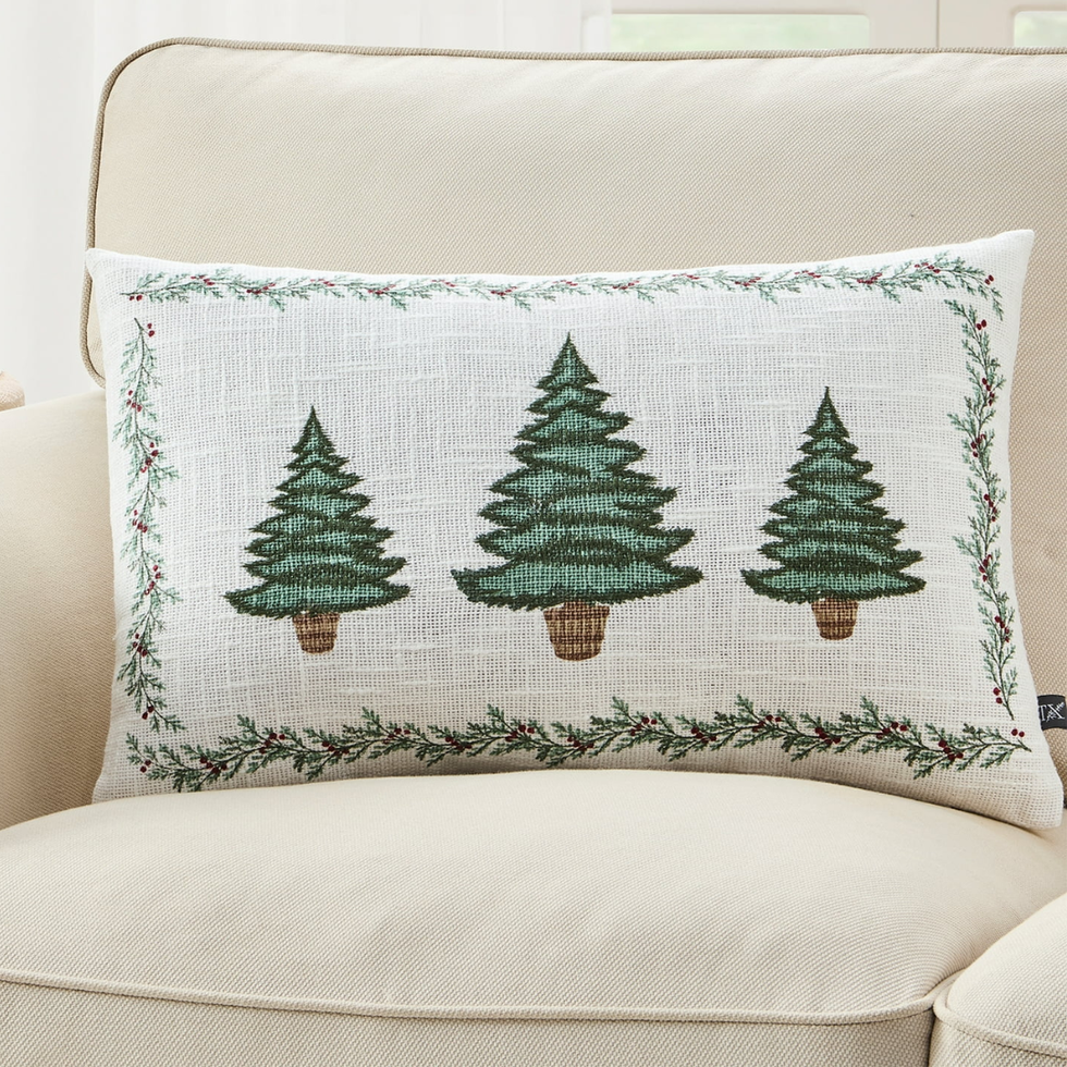 My Texas House Tree Pillow