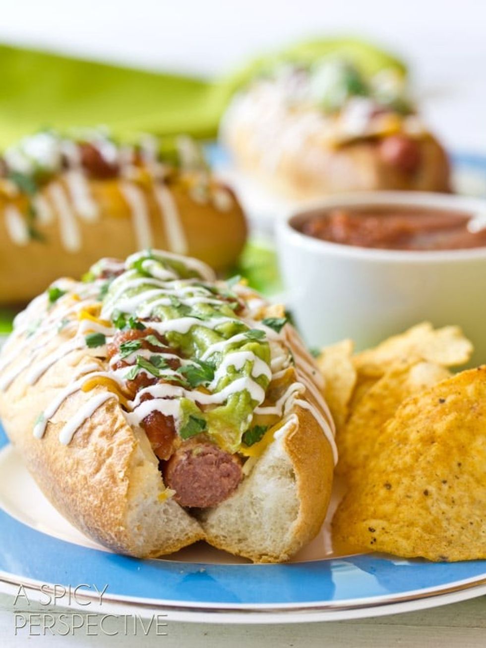 Nacho Hot Dogs