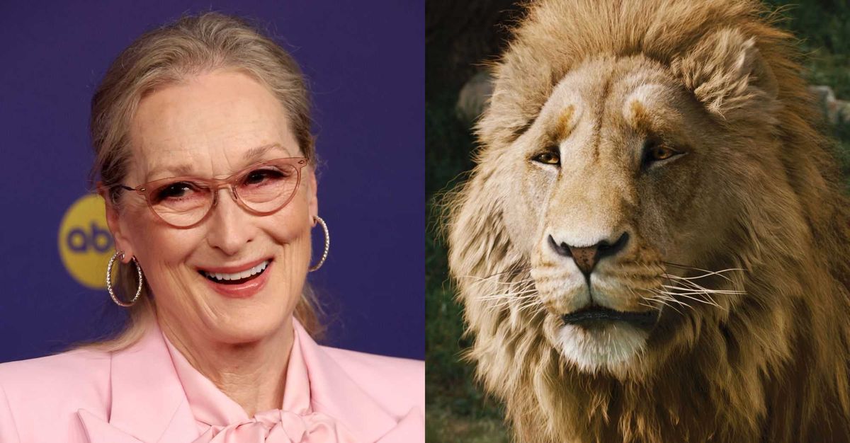 narnia cast rumors meryl streep aslan aunt letty