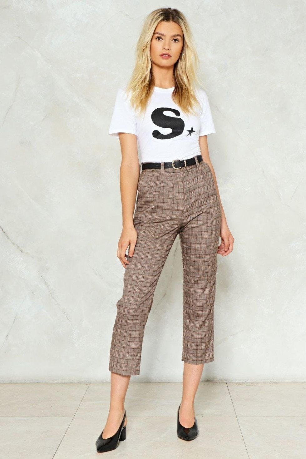 Nasty Gal Shake It Out Plaid Pants