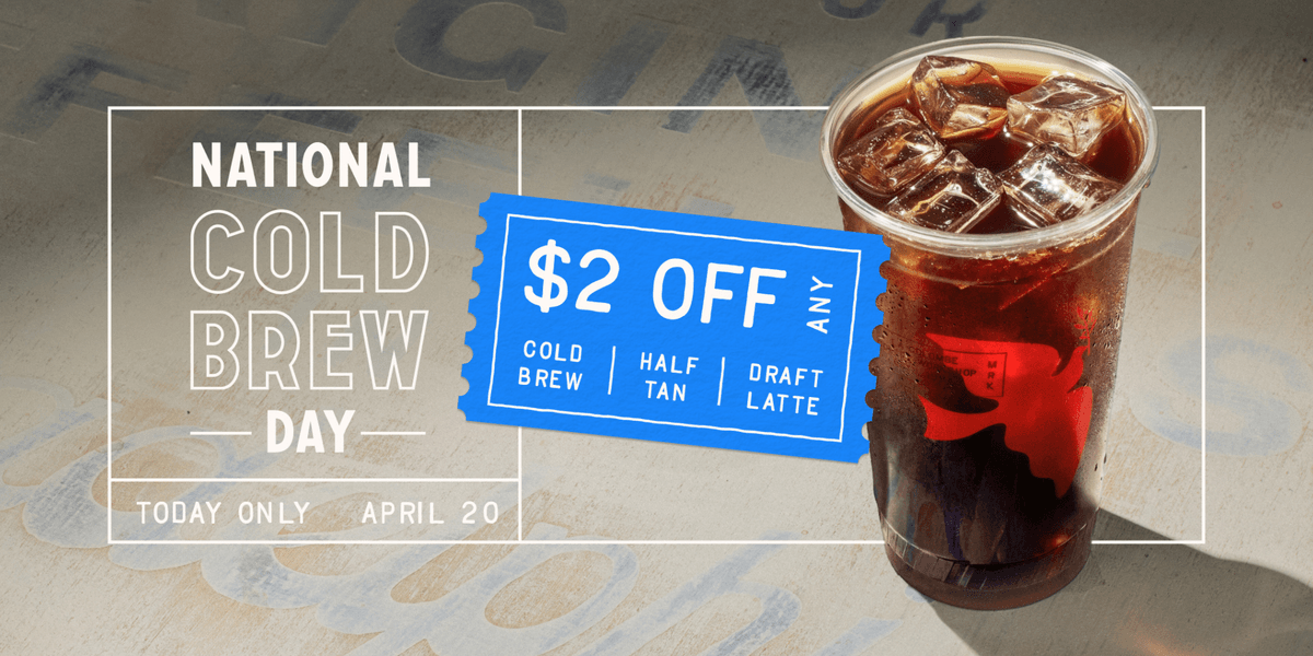 4 Can't-Miss National Cold Brew Day Deals (April 20, 2026) - Brit + Co