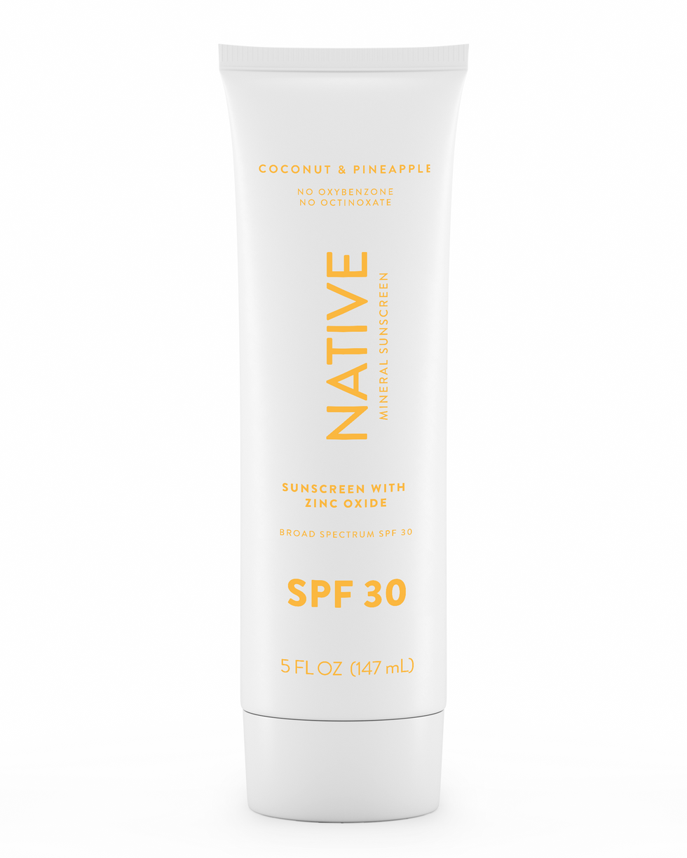Native Sunscreen for gel manicures
