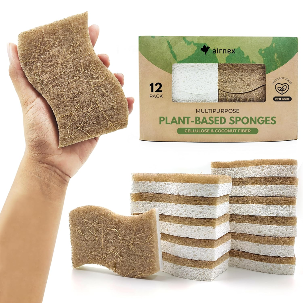 Natural Kitchen Sponges 12-Pack