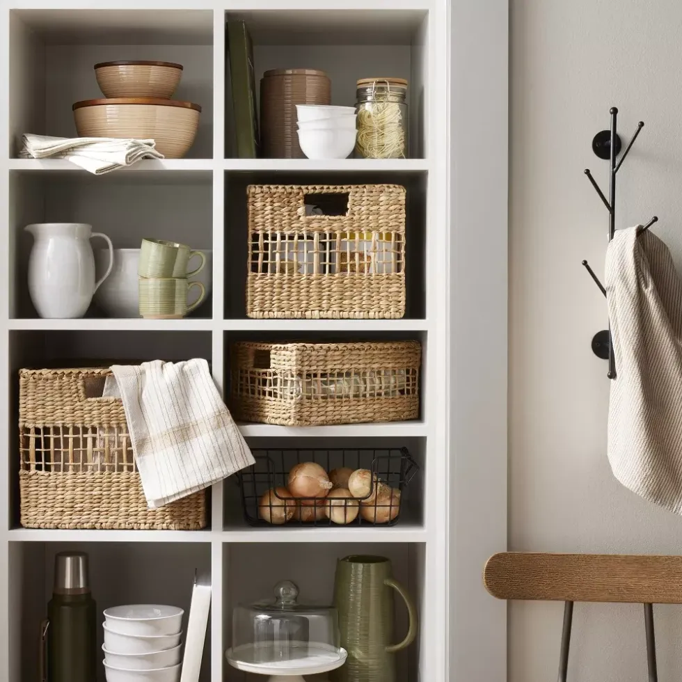 natural woven storage basket