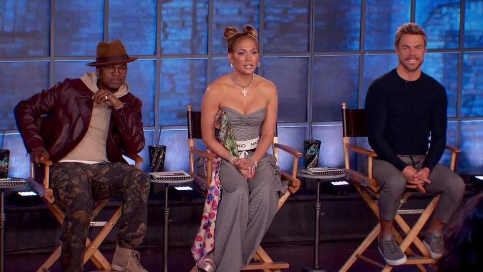 Ne-Yo, Jennifer Lopez, and Derek Hough on World Of Dance