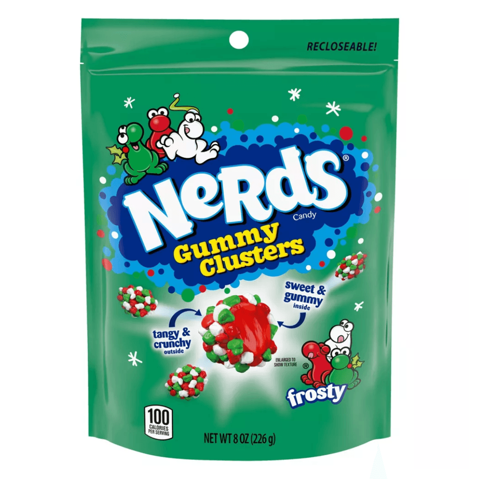 Nerds Christmas Gummy Candy Clusters
