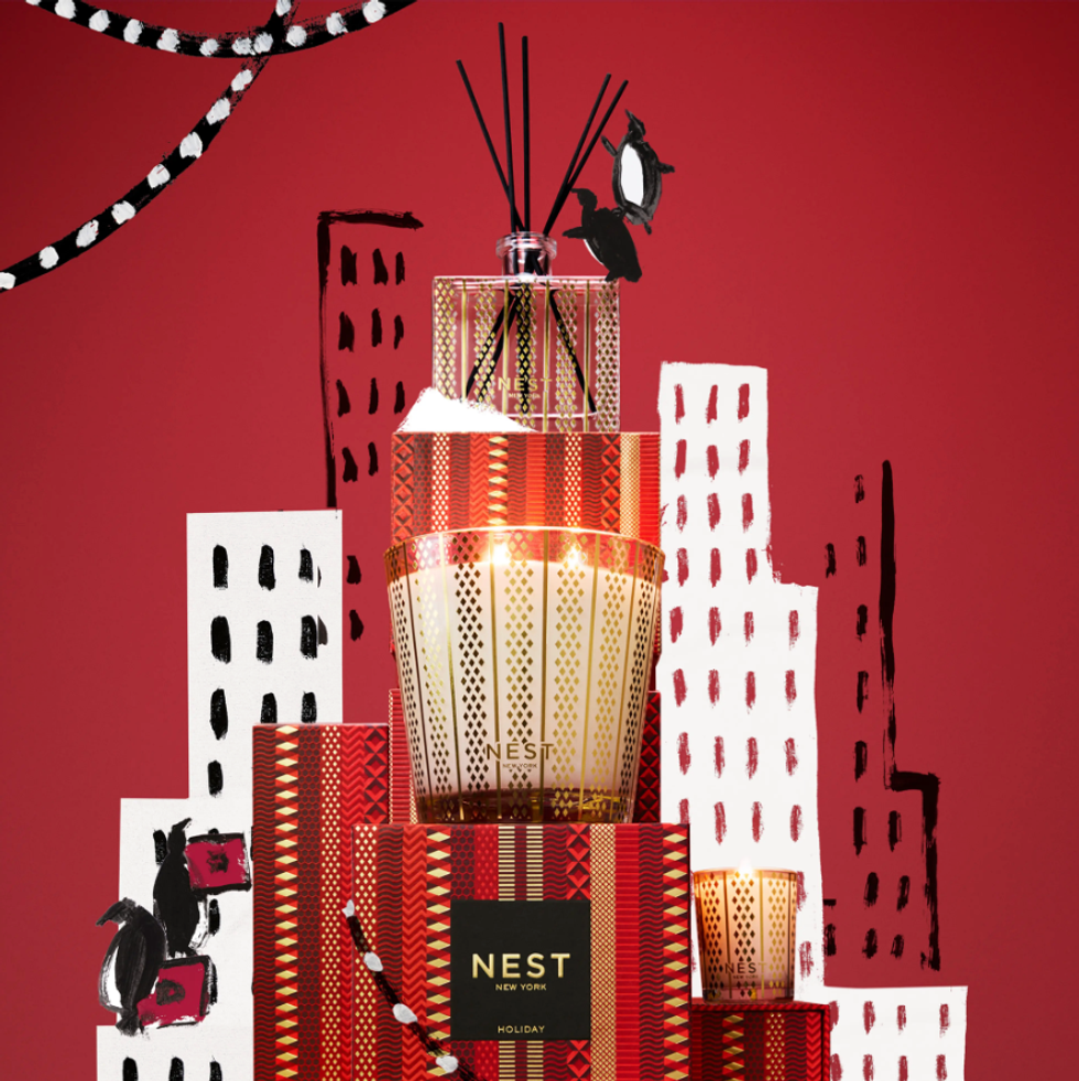 Nest Holiday Three-Wick Candle