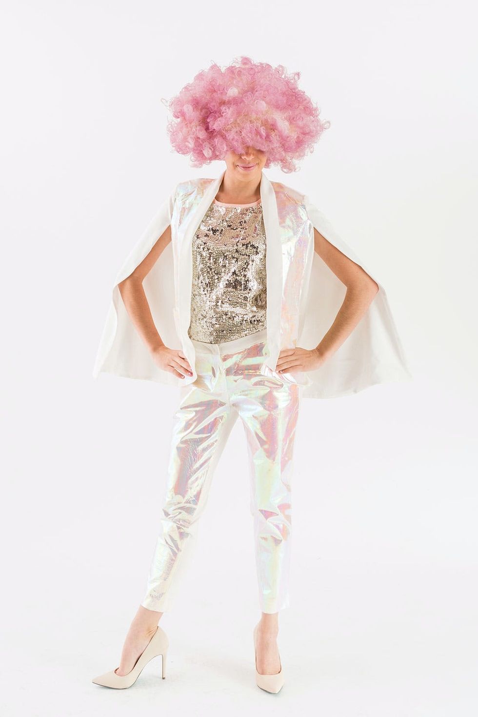 New Year's Eve Holographic Outfit