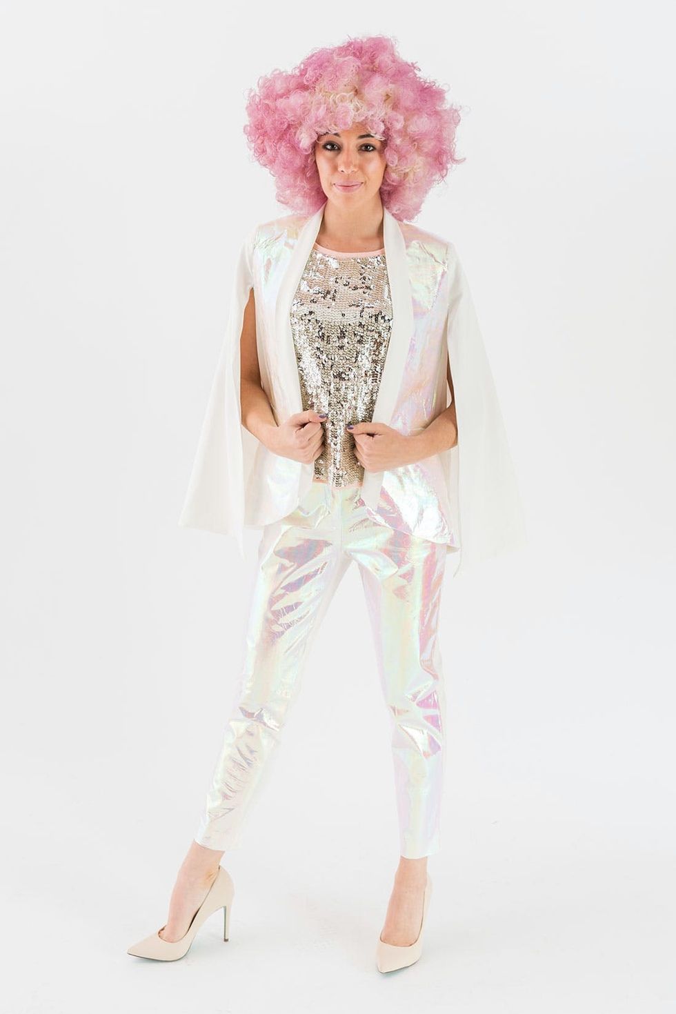 New Year's Eve Holographic Outfit