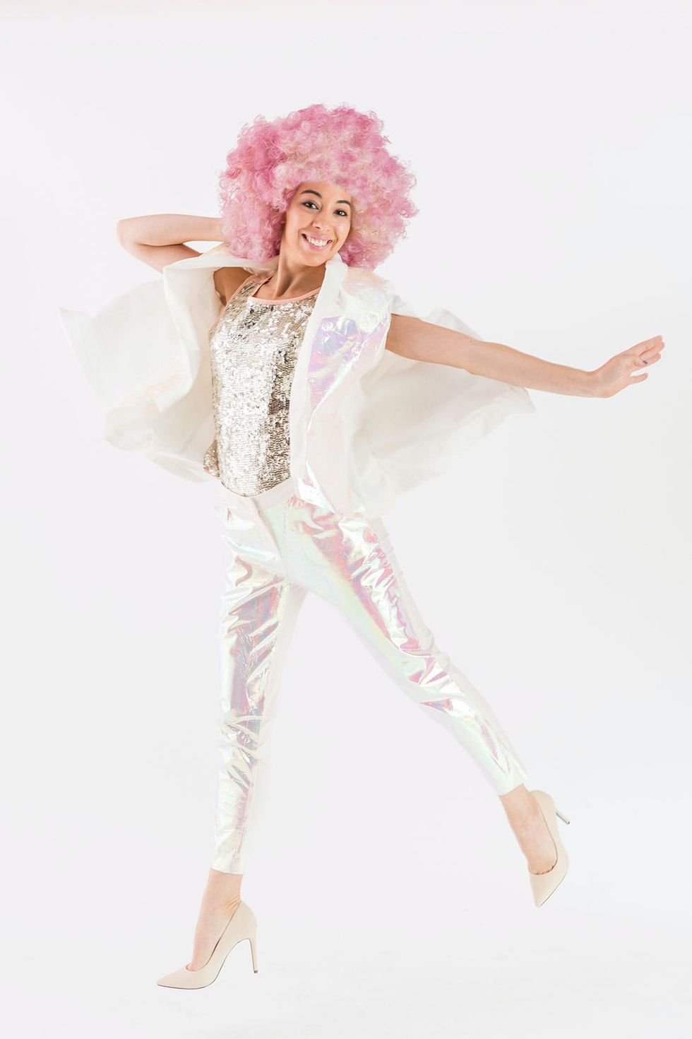 New Year's Eve Holographic Outfit