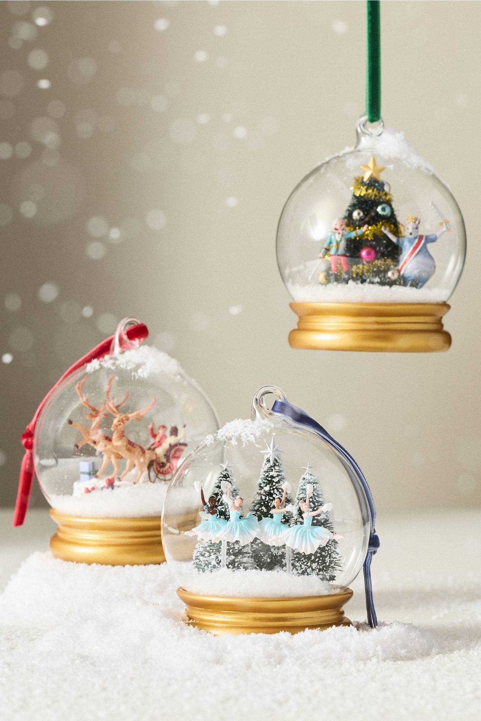 New York City Ballet Glass Snowglobe Ornament