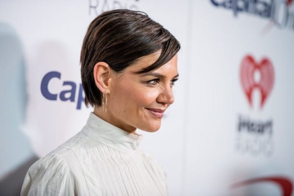 NEW YORK, NY - DECEMBER 08: Katie Holmes attends Z100's iHeartRadio Jingle Ball 2017 at Madison Square Garden on December 8, 2017 in New York City. (Photo by Roy Rochlin/FilmMagic)