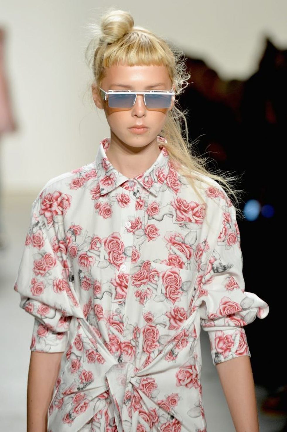 NEW YORK, NY - FEBRUARY 09: A model walks the runway at the Adam Selman show during New York Fashion Week: The Shows at Gallery 2, Skylight Clarkson Sq on February 9, 2017 in New York City. (Photo by Noam Galai/Getty Images)