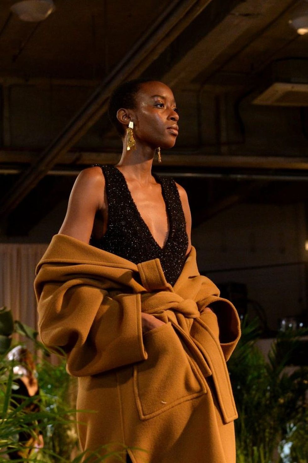 NEW YORK, NY - FEBRUARY 09: A model walks the runway at the Creatures of Comfort presentation during New York Fashion Week at Gallery 1, Skylight Clarkson Sq on February 9, 2017 in New York City. (Photo by Andrew Toth/Getty Images)