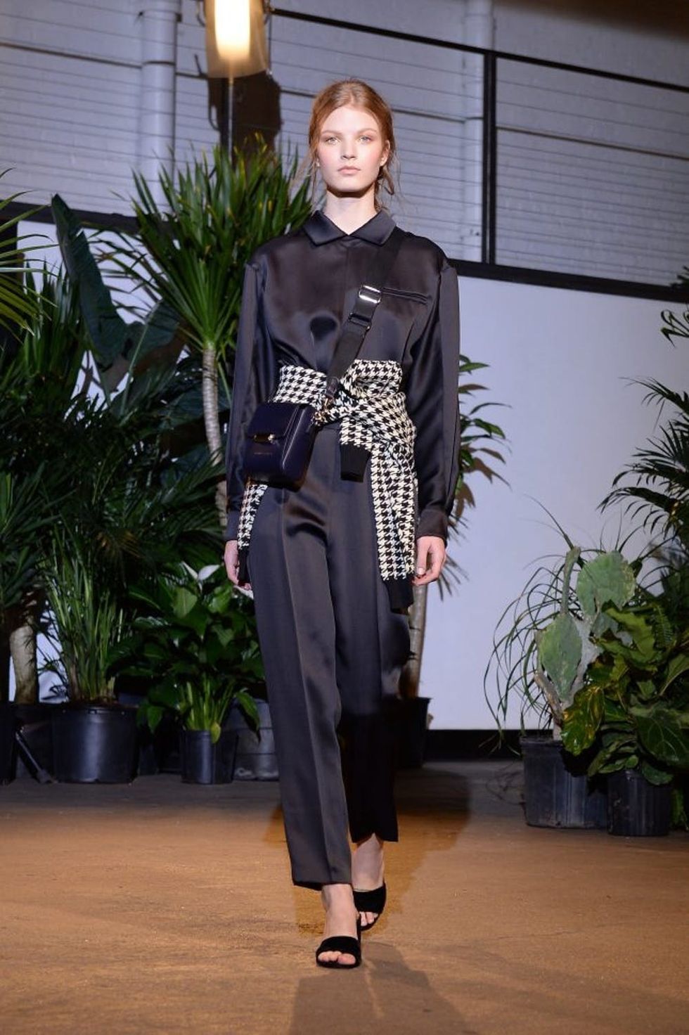 NEW YORK, NY - FEBRUARY 09: A model walks the runway at the Creatures of Comfort presentation during New York Fashion Week at Gallery 1, Skylight Clarkson Sq on February 9, 2017 in New York City. (Photo by Andrew Toth/Getty Images)